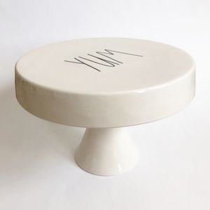 Rae Dunn "YUM" Cake Stand NWOT